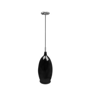 21cm tall stainless steel electrical milk frother, Egg shape
