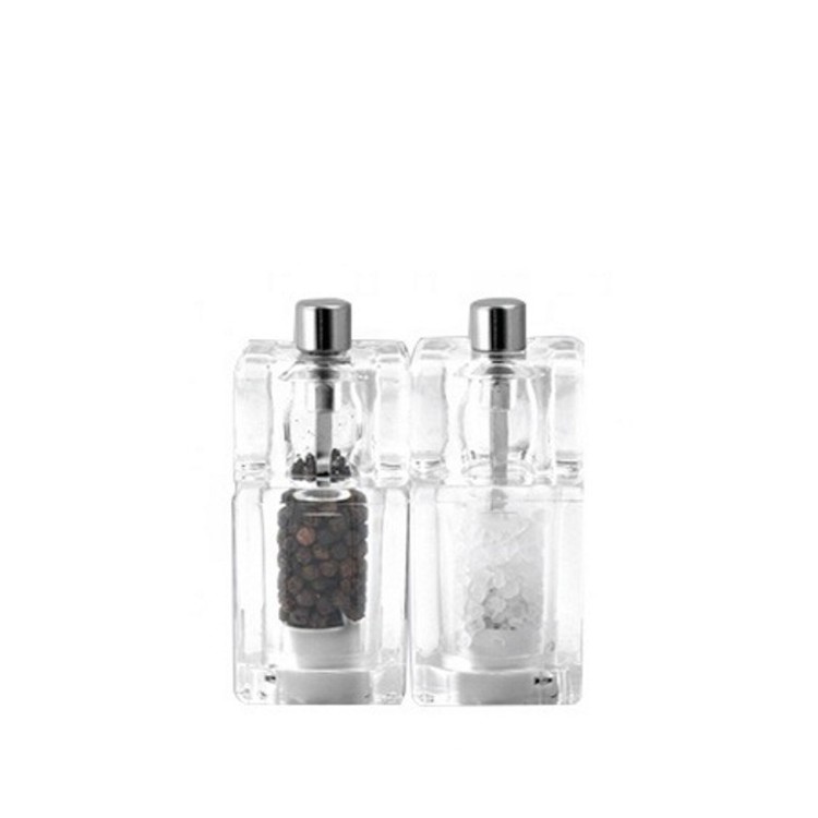 8.5cm/15cm Acrylic Pepper Grinder & Salt Grinder Set - Image 2