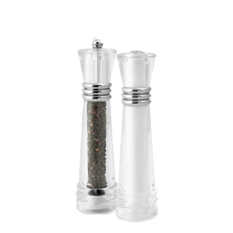 14.5/18/23cm Lighthouse Acrylic peppermill & salt shaker set - Image 2