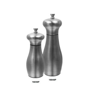 15.5cm/19.5cm tall Stainless Steel Peppermill