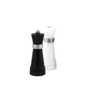 14.5/18/23cm Lighthouse Black Peppermill & White Salt mill/shaker set