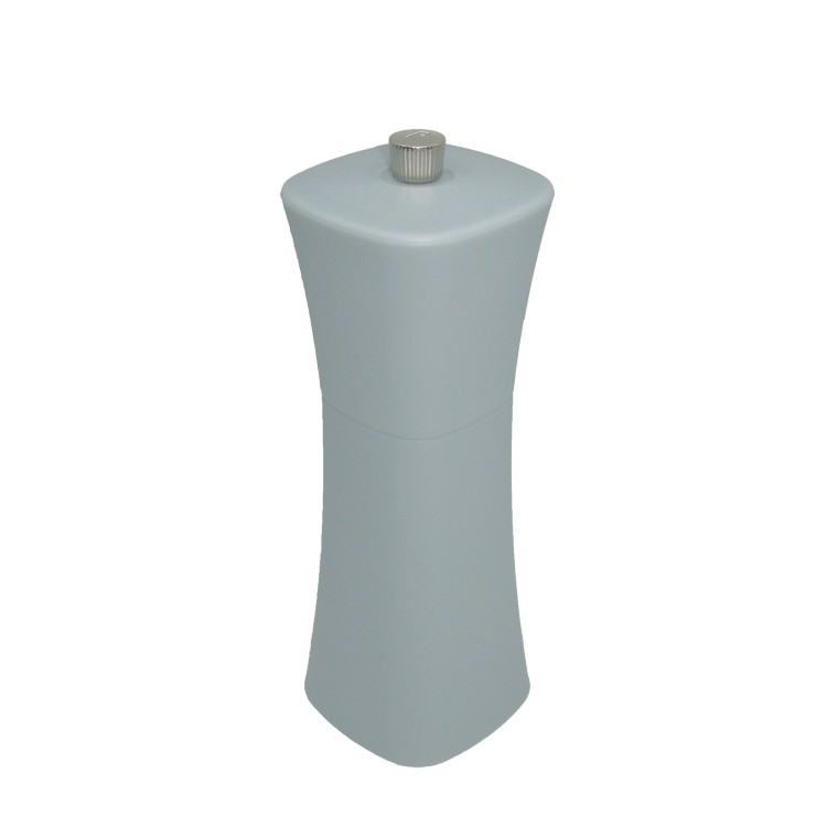 18cm tall square round shape plastic matte salt or pepper grinder - Image 5