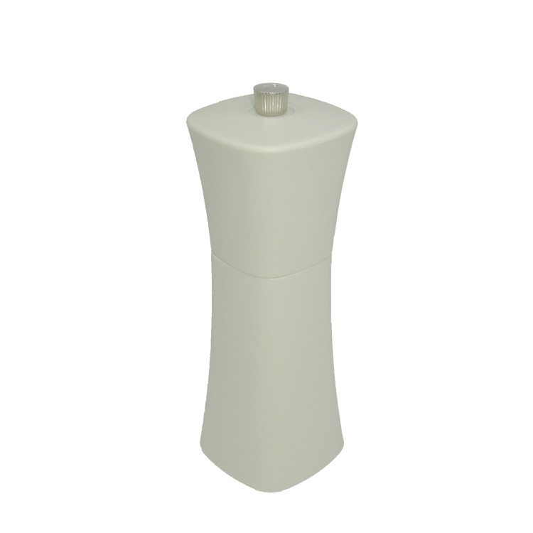 18cm tall square round shape plastic matte salt or pepper grinder - Image 3