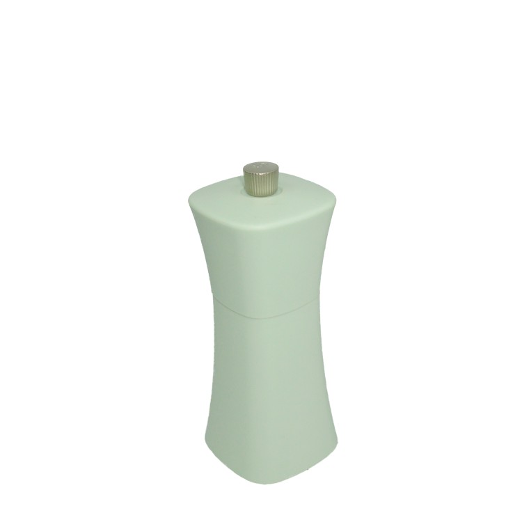13cm tall square round shape plastic matte salt or pepper grinder - Image 6