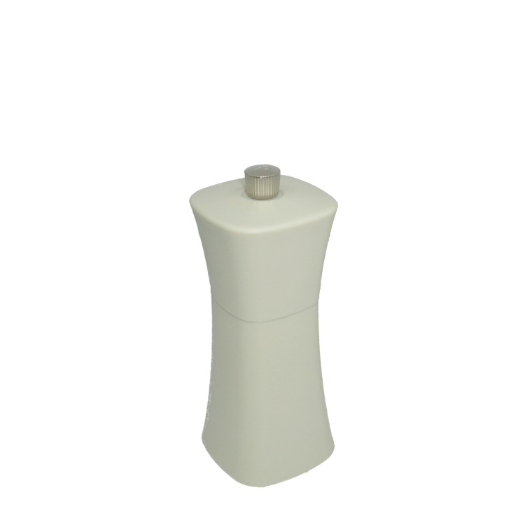 13cm tall square round shape plastic matte salt or pepper grinder - Image 7