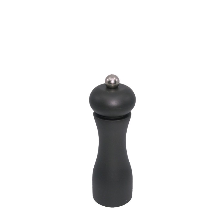14cm tall slim round shape plastic matte salt or pepper grinder - Image 2