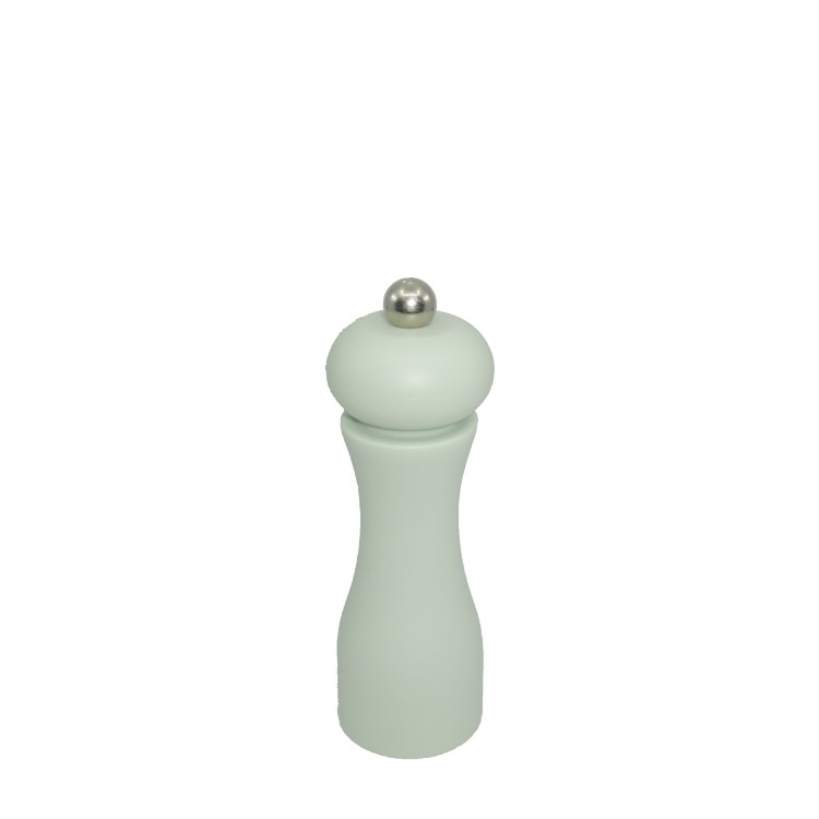14cm tall slim round shape plastic matte salt or pepper grinder - Image 8