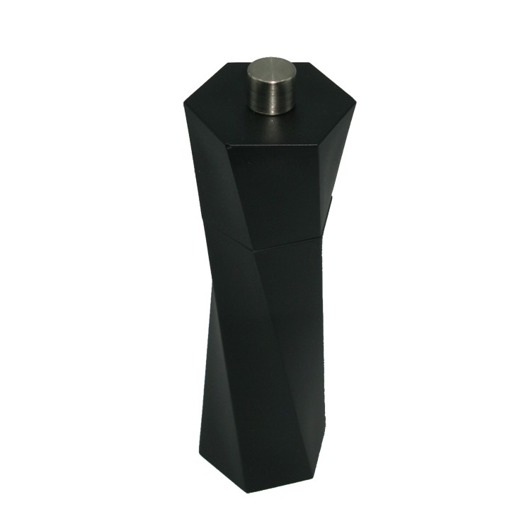 19cm twist shape plastic matte salt or pepper grinder - Image 7