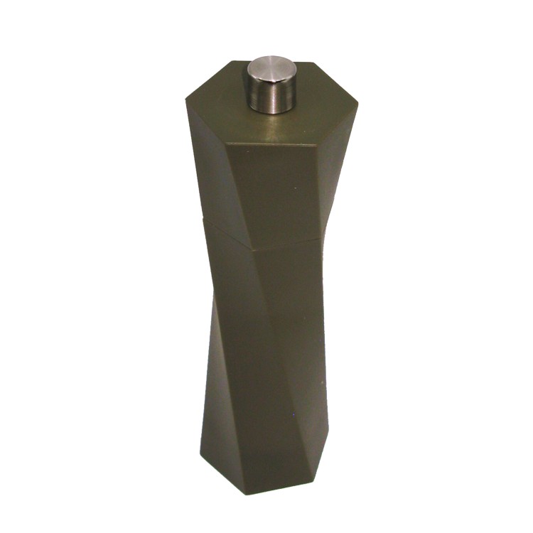 19cm twist shape plastic matte salt or pepper grinder - Image 8