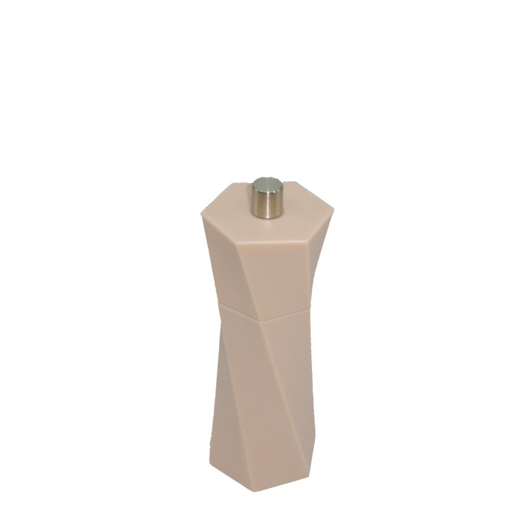 14cm twist shape plastic matte salt or pepper grinder - Image 4