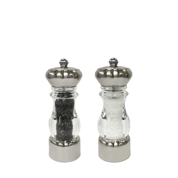 17cm color plated top and bottom peppermill/salt mill - Image 3