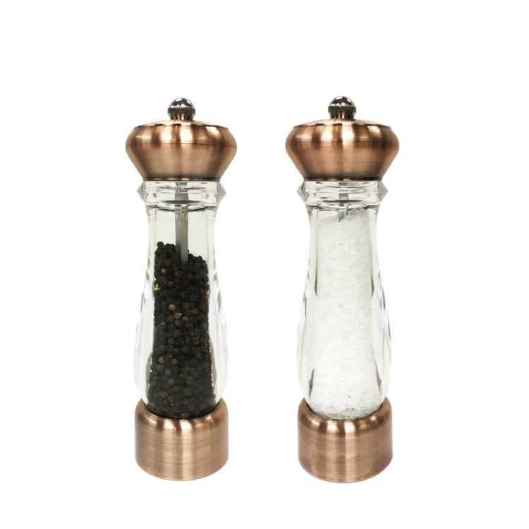 21cm color plated top and bottom peppermill/salt mill - Image 2