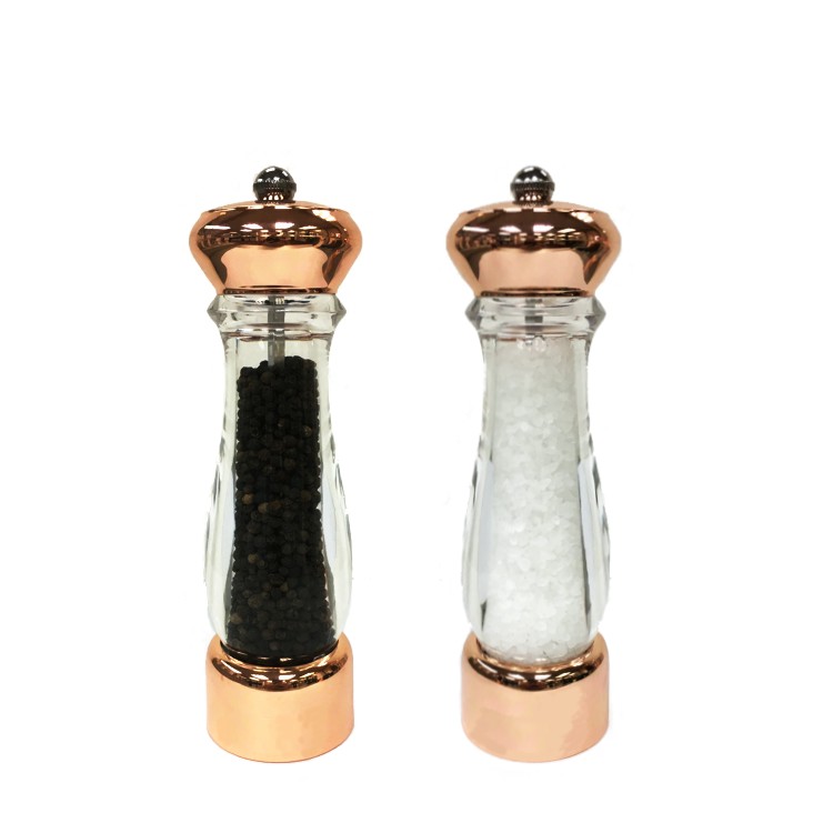 21cm color plated top and bottom peppermill/salt mill - Image 3