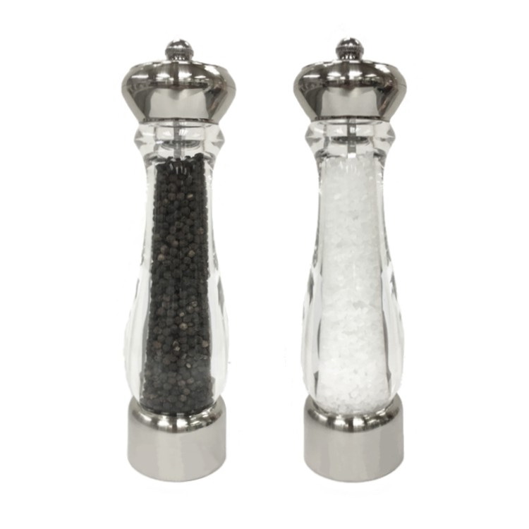 23cm color plated top and bottom peppermill/salt mill - Image 3