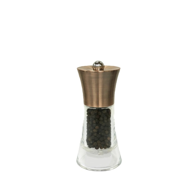 13cm color plated top peppermill
