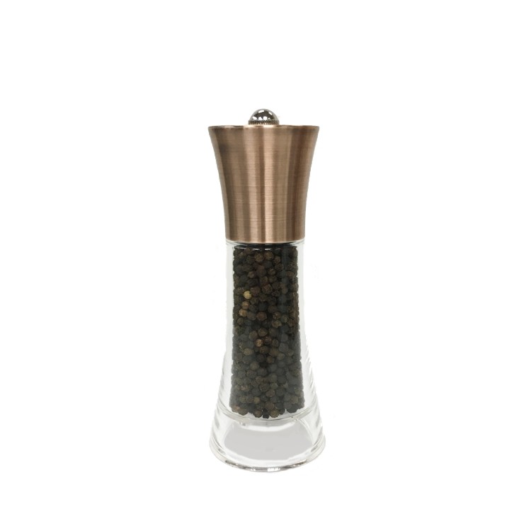 18cm color plated top peppermill