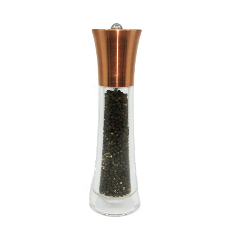 25cm color plated top peppermill