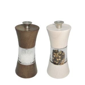 13cm/18cm rubberwood/ beech wood peppermill/ salt mill;