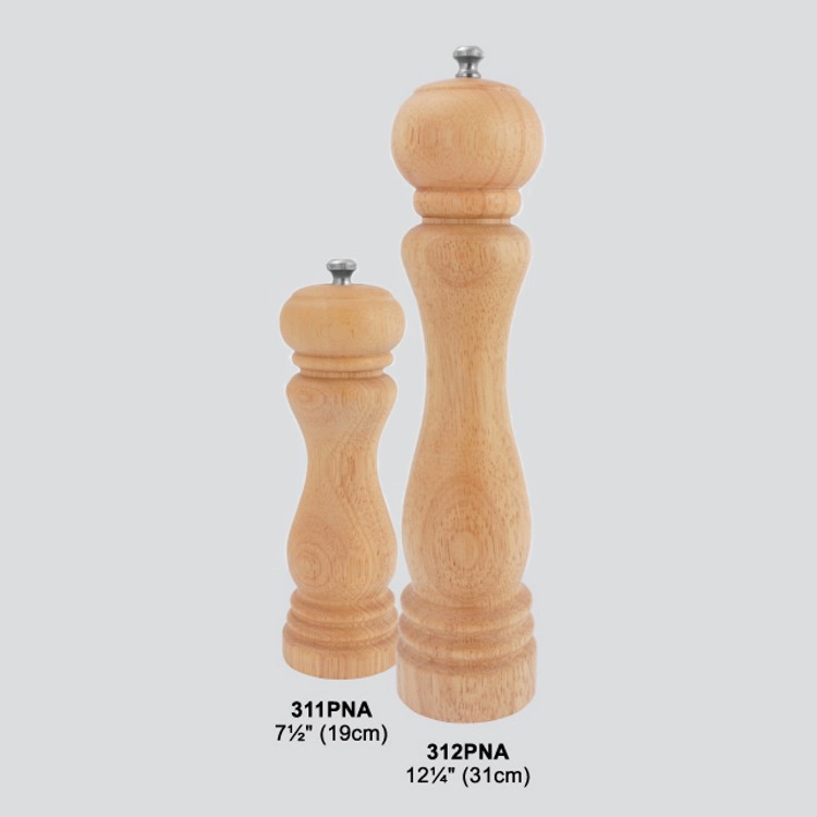 19cm/31cm wood peppermill /salt mill