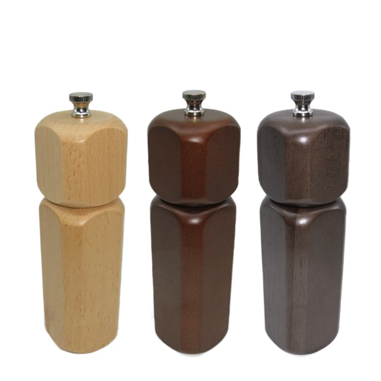 13cm/ 18cm Beechwood /Rubberwood peppermill