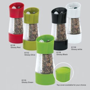 16cm tall manual 2-in-1 grinder (assorted color)