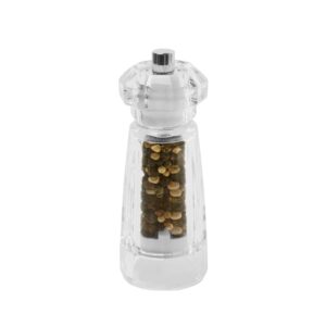 FLARE acrylic peppermill with salt shaker combo