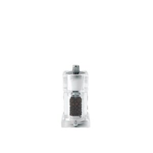 '9.5/16.5cm tall Square acrylic peppermill and salt shaker combo