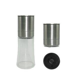 13.5cm tall 90ml Glass body reusable adjustable disposable grinder