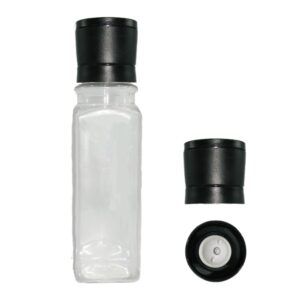 20cm tall 350ml PET body one time use disposable grinder