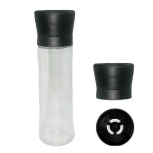 20cm tall 330ml PET body reusable disposable grinder