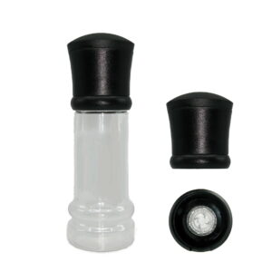 18cm tall 280ml PET body one time use disposable grinder