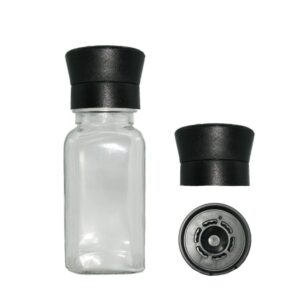 14cm tall 190ml Glass body reusable disposable grinder