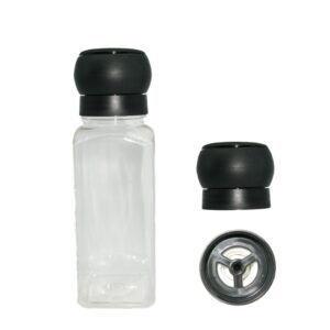 17.5cm tall 340ml PET body one time use disposable grinder