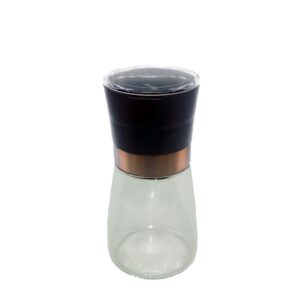13.5cm tall 180ml glass body one time use disposable grinder