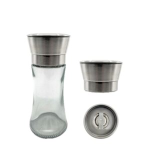 13cm tall 105ml glass body one time use disposable grinder