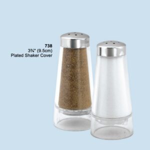 9.5cm tall Acrylic Pepper & Salt Shaker Set