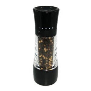 18cm plastic grind select peppermill/salt mill, top grinding