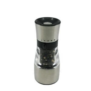 14.5cm stainless steel grind select peppermill/ salt mill, top grinding