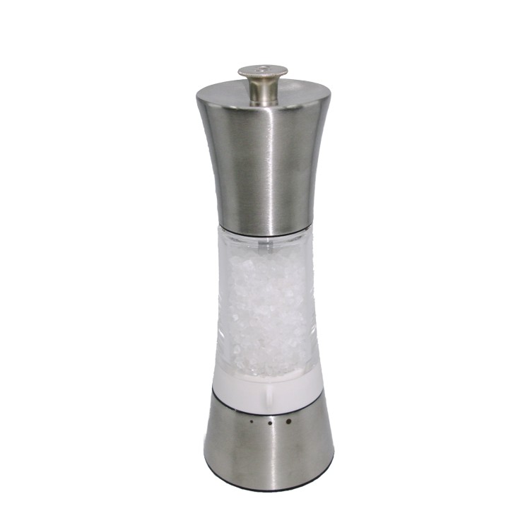 18cm SS top & base grind select peppermill/ salt mill, bottom grinding - Image 2