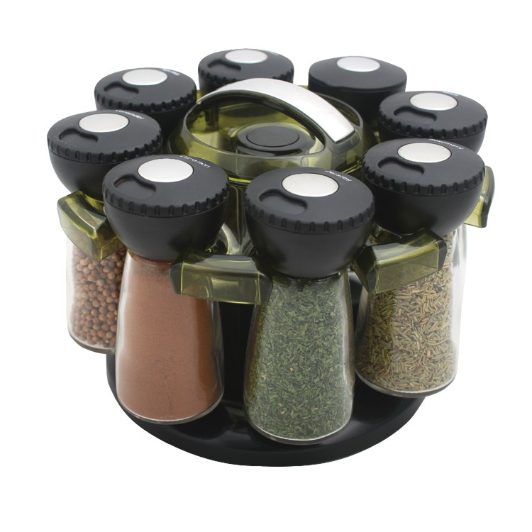 Herb & Spice Carousel with 8 shaker jars - Image 2